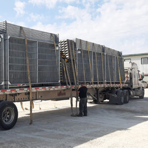 Truckload of Anticlimb Premium Fence Panels
