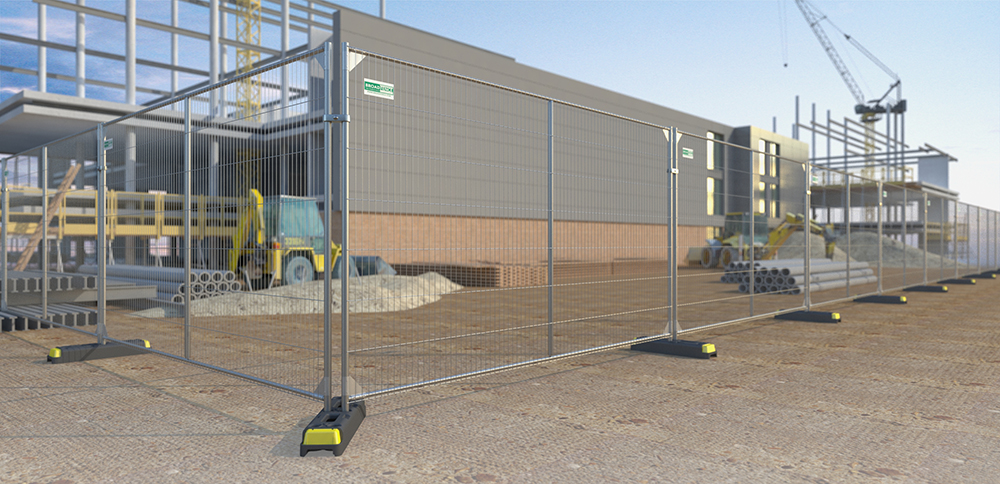 Anticlimb Premium Fence Panels on site